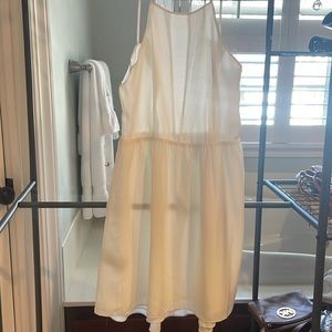 Off white strapless dress, size 8